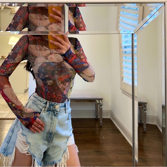 Zara Limited Edition The Virgin Gustav Klimt Long Sleeve Bodysuit - Picture 9 of 9